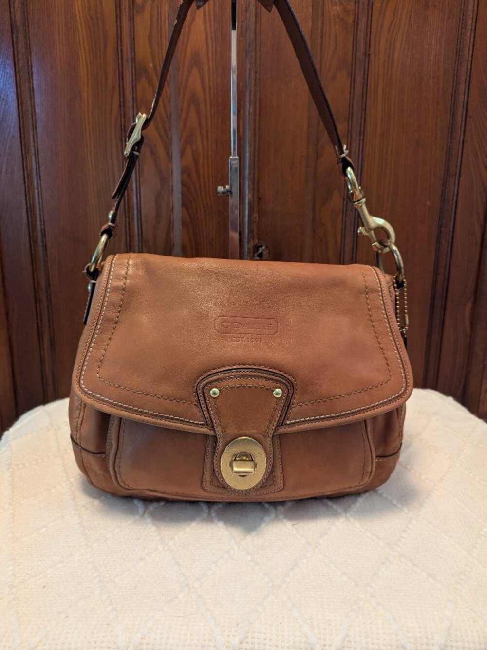 Coach Legacy Ali 65th Anniversary Edition Leather Shoulder Bag F12854